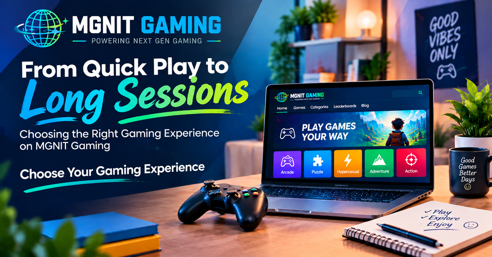 From Quick Play to Long Sessions | Choosing the Right Gaming Experience on MGNIT Gaming